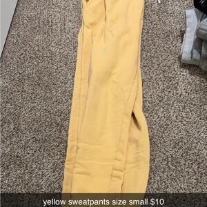 Yellow Sweatpants